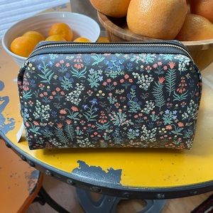 NWT Rifle Paper Co. Large Cosmetic Bag